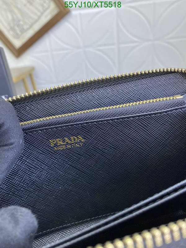 Prada-Wallet-4A Quality, Code: XT5518,$: 55USD