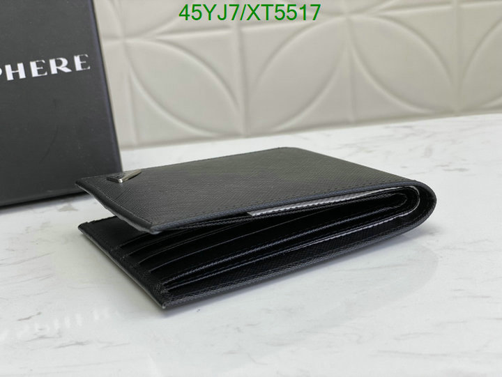 Prada-Wallet-4A Quality, Code: XT5517,$: 45USD