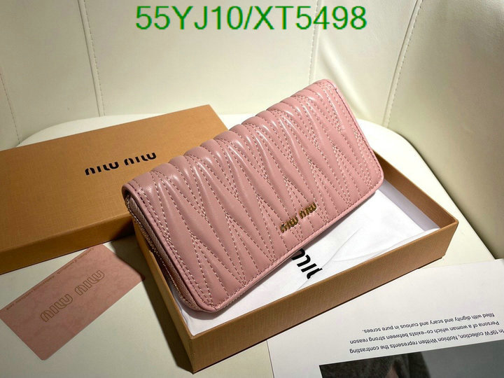 Miu Miu-Wallet-4A Quality, Code: XT5498,$: 55USD