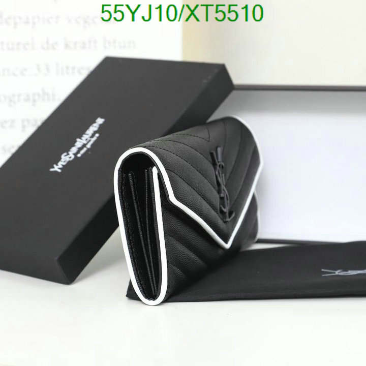 YSL-Wallet-4A Quality, Code: XT5510,$: 55USD