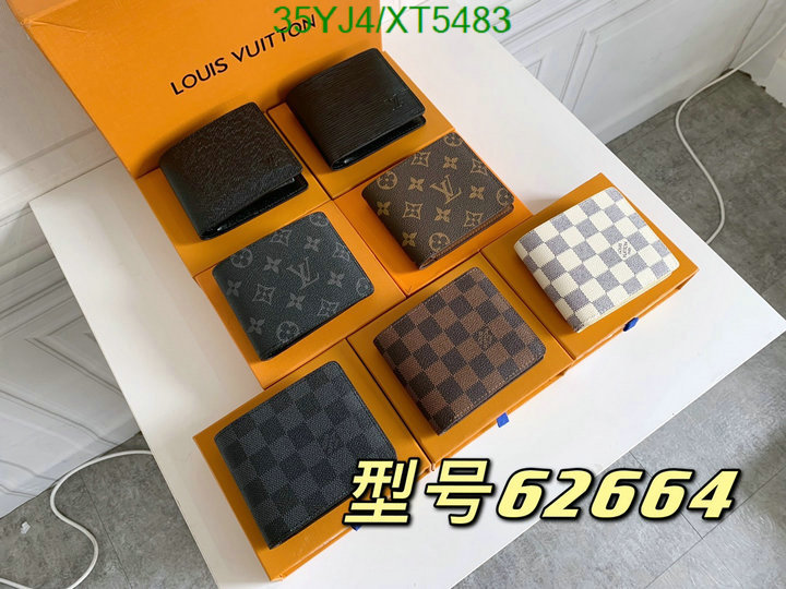 LV-Wallet-4A Quality, Code: XT5483,$: 35USD