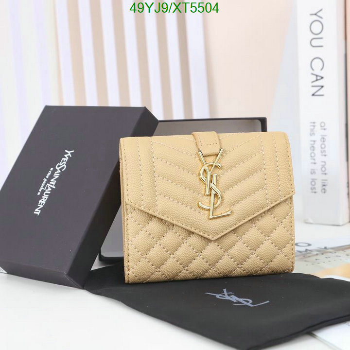 YSL-Wallet-4A Quality, Code: XT5504,$: 49USD