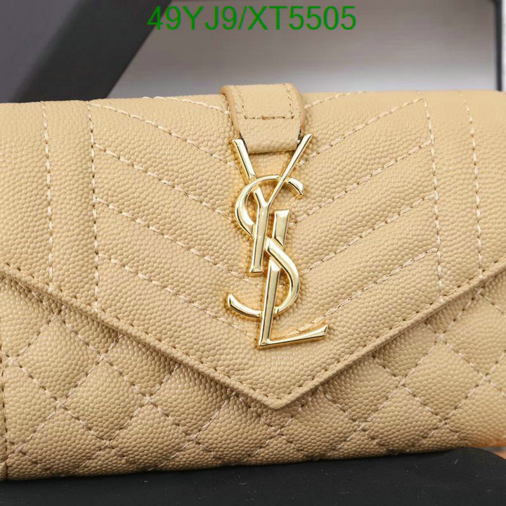 YSL-Wallet-4A Quality, Code: XT5505,$: 49USD