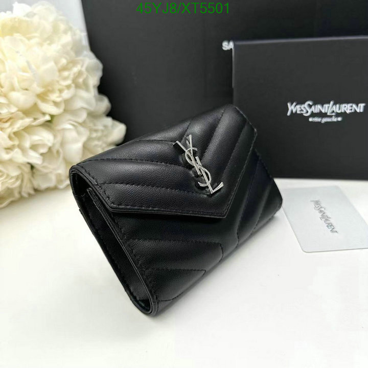 YSL-Wallet-4A Quality, Code: XT5501,$: 45USD