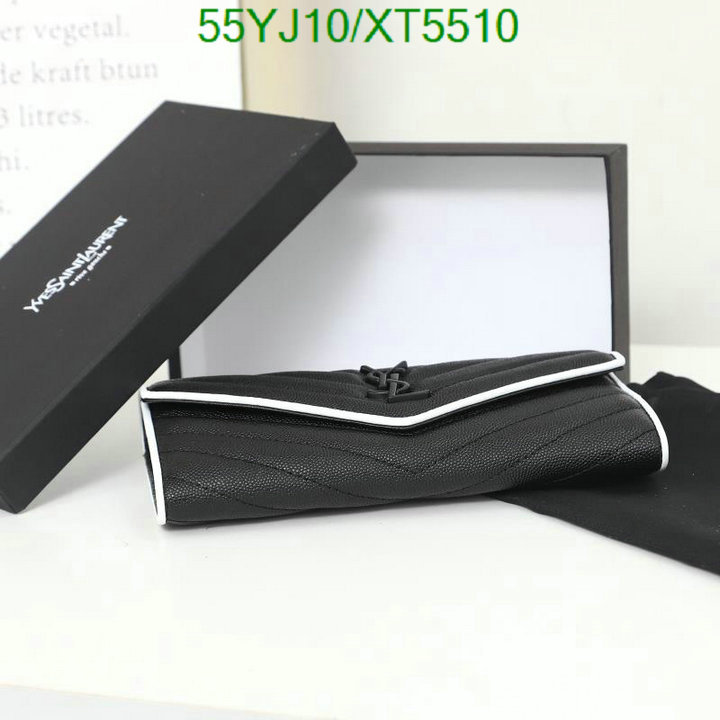 YSL-Wallet-4A Quality, Code: XT5510,$: 55USD