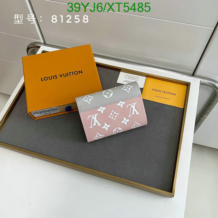 LV-Wallet-4A Quality, Code: XT5485,$: 39USD