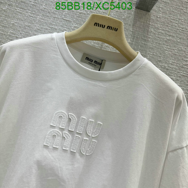 MIUMIU-Clothing, Code: XC5403,$: 85USD