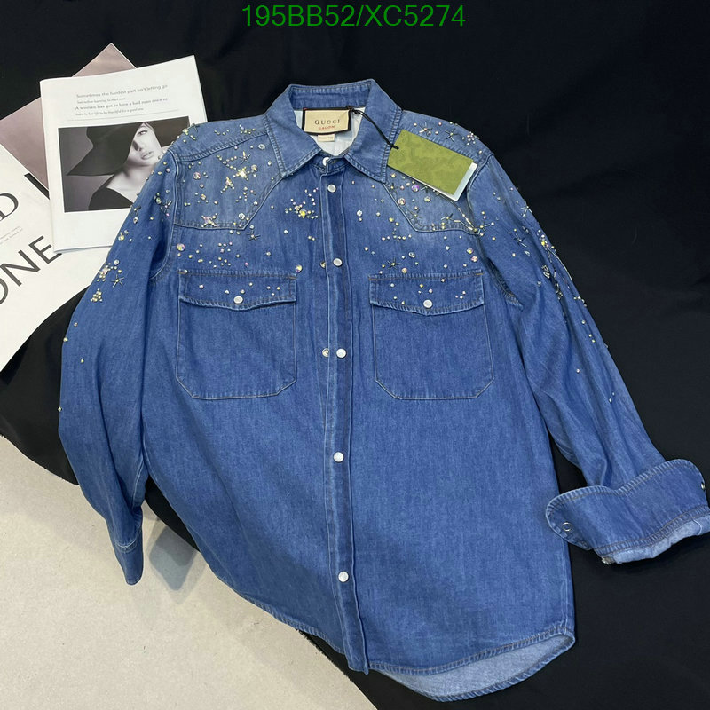 Gucci-Clothing, Code: XC5274,$: 195USD