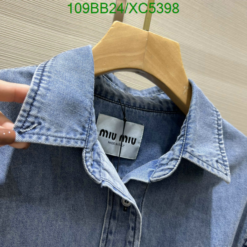 MIUMIU-Clothing, Code: XC5398,$: 109USD