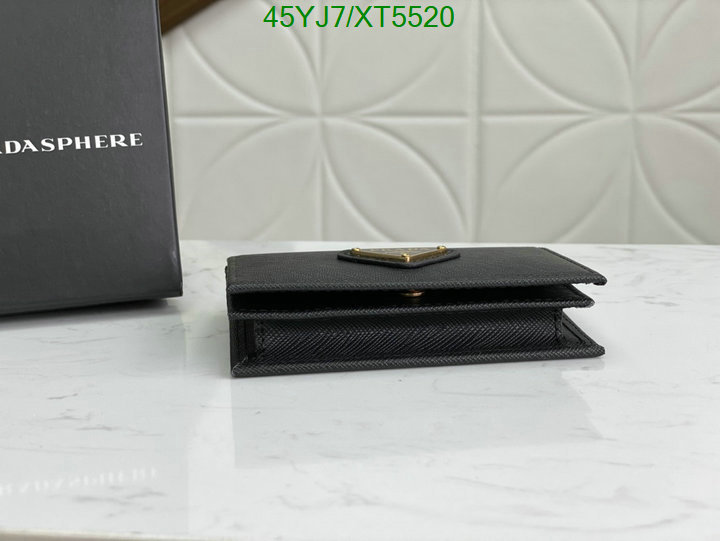 Prada-Wallet-4A Quality, Code: XT5520,$: 45USD