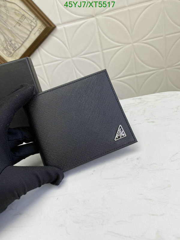 Prada-Wallet-4A Quality, Code: XT5517,$: 45USD