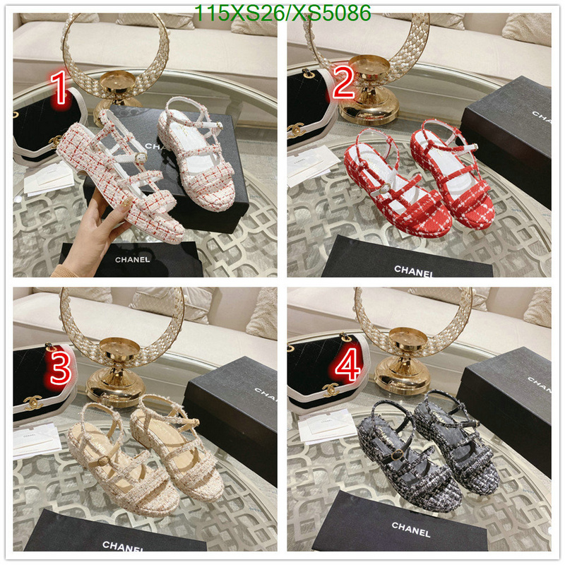 Chanel-Women Shoes, Code: XS5086,$: 115USD