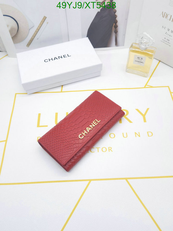 Chanel-Wallet(4A), Code: XT5438,$: 49USD