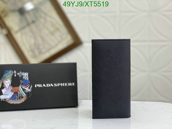 Prada-Wallet-4A Quality, Code: XT5519,$: 49USD