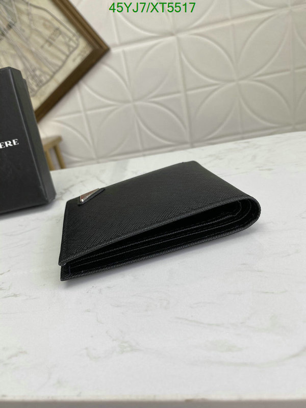 Prada-Wallet-4A Quality, Code: XT5517,$: 45USD