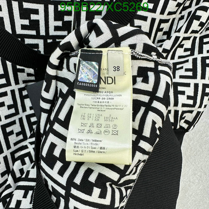 Fendi-Clothing, Code: XC5269,$: 95USD