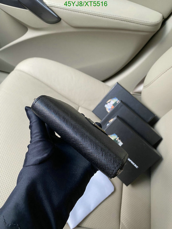 Prada-Wallet-4A Quality, Code: XT5516,$: 45USD