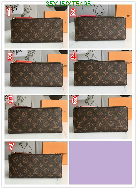 LV-Wallet-4A Quality, Code: XT5495,$: 35USD