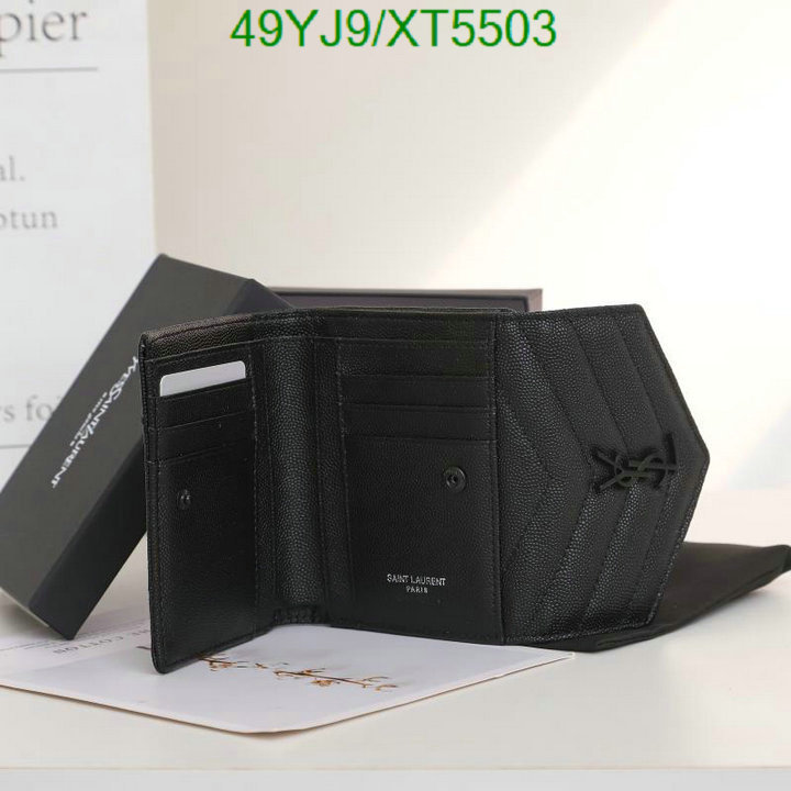 YSL-Wallet-4A Quality, Code: XT5503,$: 49USD