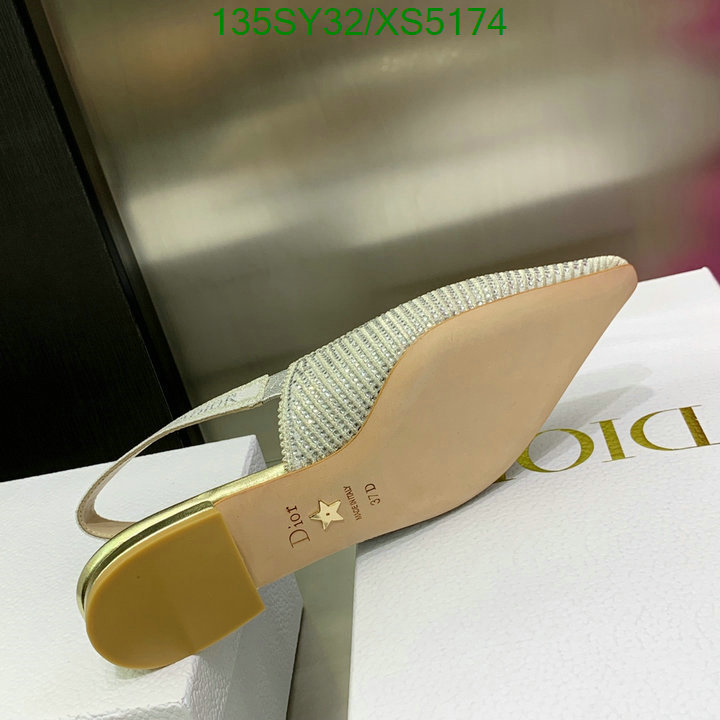 Dior-Women Shoes, Code: XS5174,$: 135USD