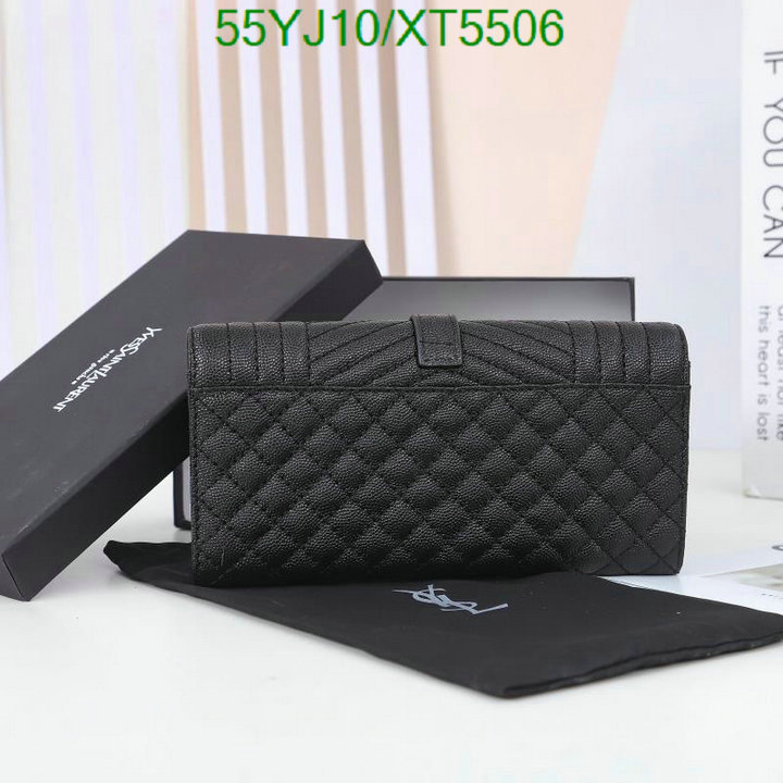 YSL-Wallet-4A Quality, Code: XT5506,$: 55USD