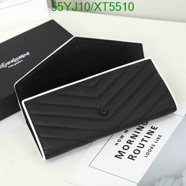 YSL-Wallet-4A Quality, Code: XT5510,$: 55USD