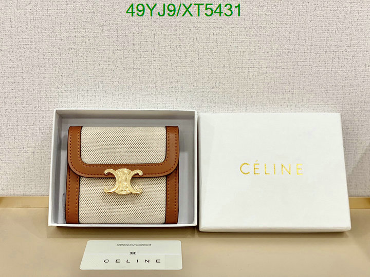 CELINE-Wallet-4A Quality, Code: XT5431,$: 49USD