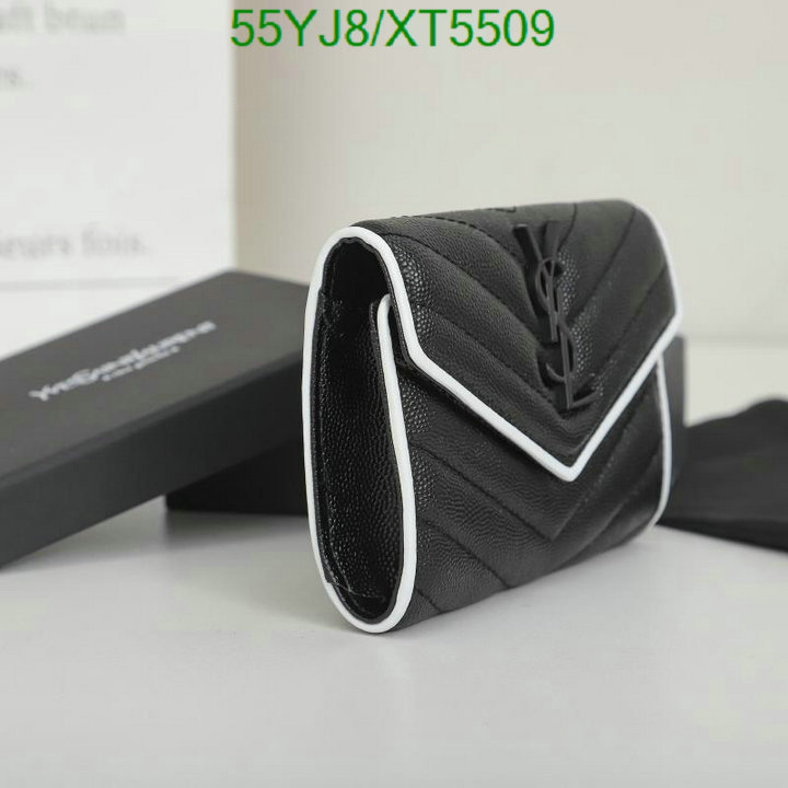 YSL-Wallet-4A Quality, Code: XT5509,$: 55USD