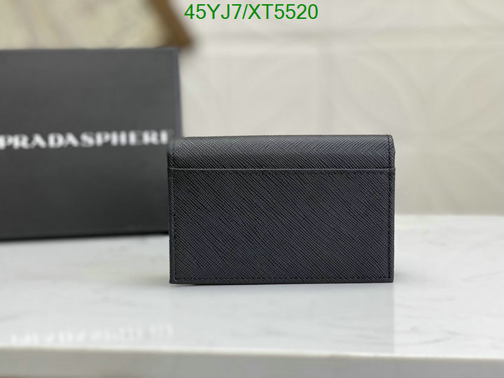 Prada-Wallet-4A Quality, Code: XT5520,$: 45USD