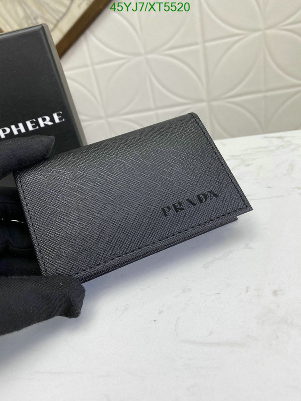 Prada-Wallet-4A Quality, Code: XT5520,$: 45USD