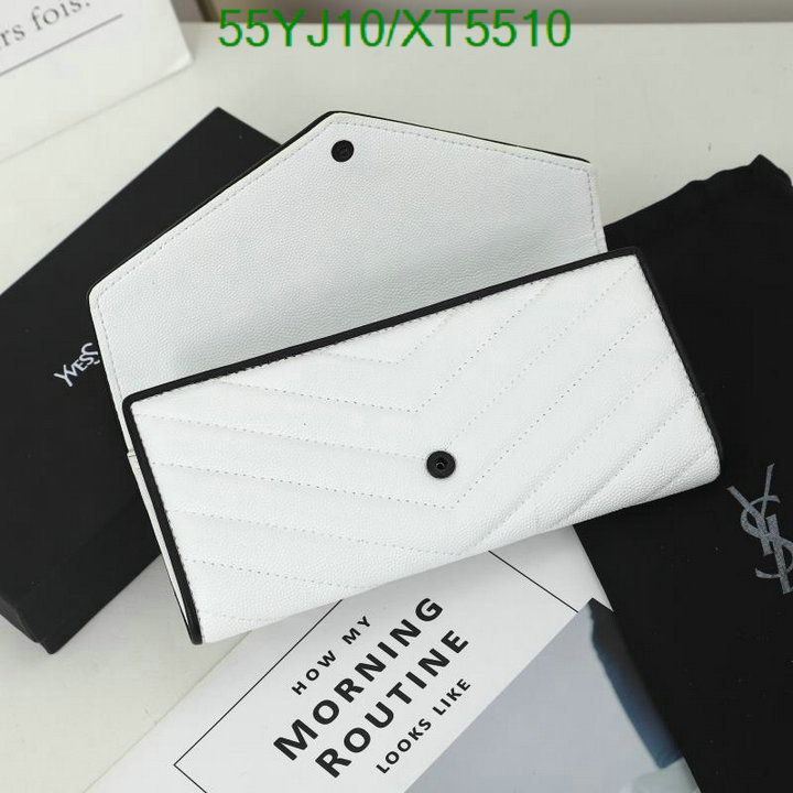 YSL-Wallet-4A Quality, Code: XT5510,$: 55USD