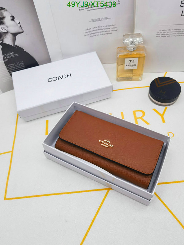 Coach-Wallet-4A Quality, Code: XT5439,$: 49USD