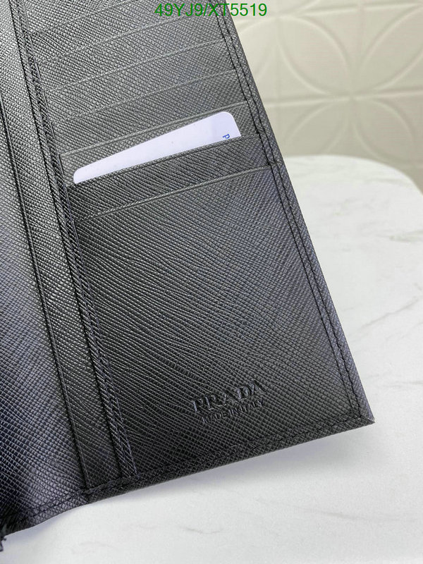 Prada-Wallet-4A Quality, Code: XT5519,$: 49USD