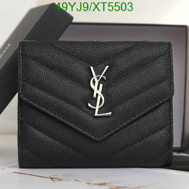 YSL-Wallet-4A Quality, Code: XT5503,$: 49USD