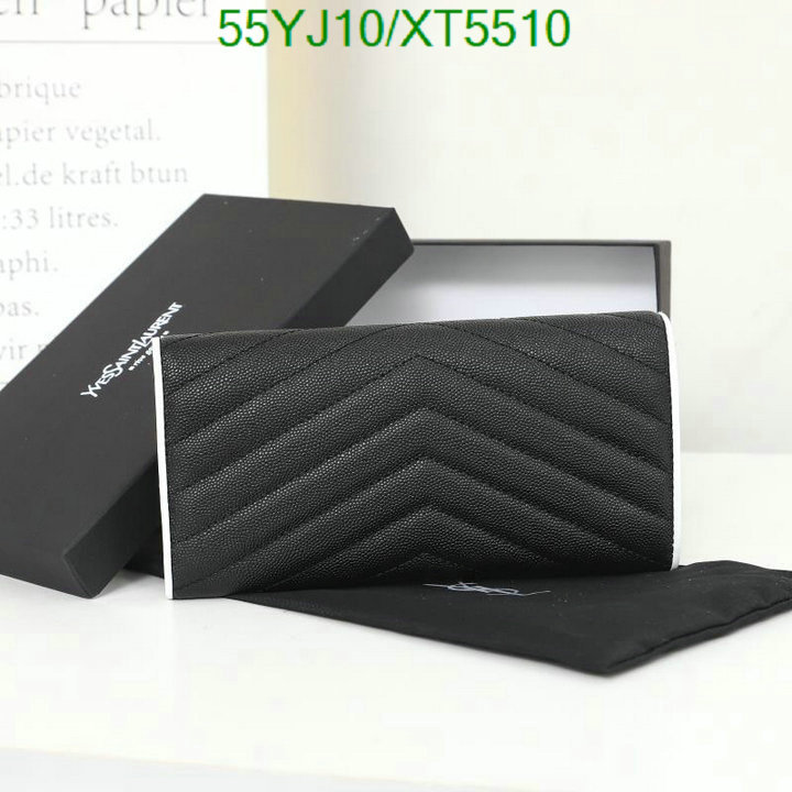 YSL-Wallet-4A Quality, Code: XT5510,$: 55USD