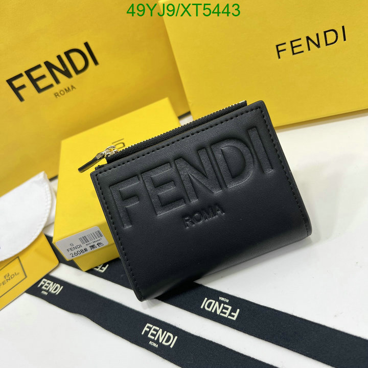 Fendi-Wallet-4A Quality, Code: XT5443,$: 49USD