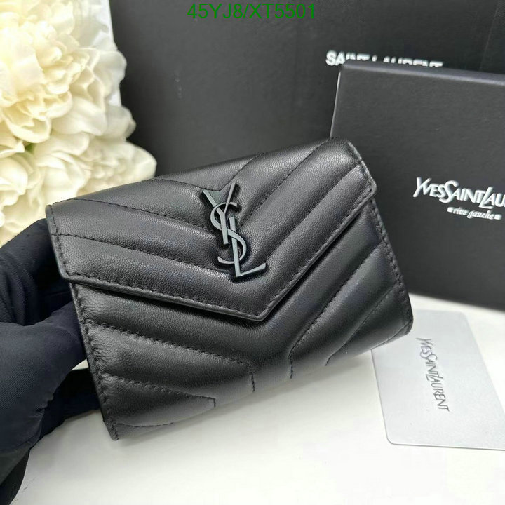 YSL-Wallet-4A Quality, Code: XT5501,$: 45USD