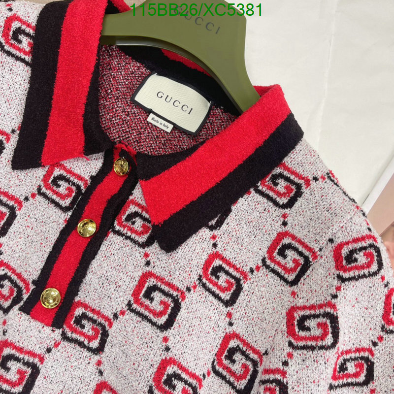 Gucci-Clothing, Code: XC5381,$: 115USD
