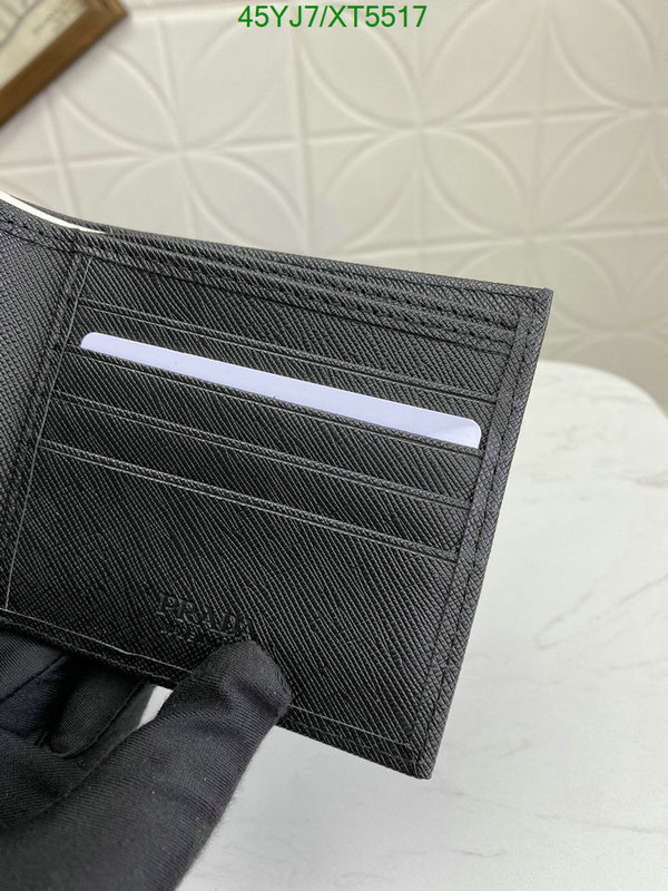 Prada-Wallet-4A Quality, Code: XT5517,$: 45USD