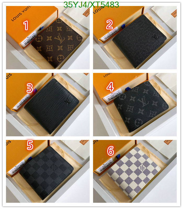 LV-Wallet-4A Quality, Code: XT5483,$: 35USD