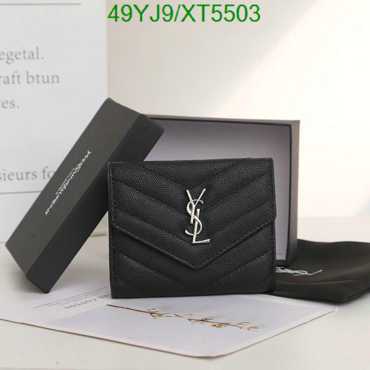 YSL-Wallet-4A Quality, Code: XT5503,$: 49USD