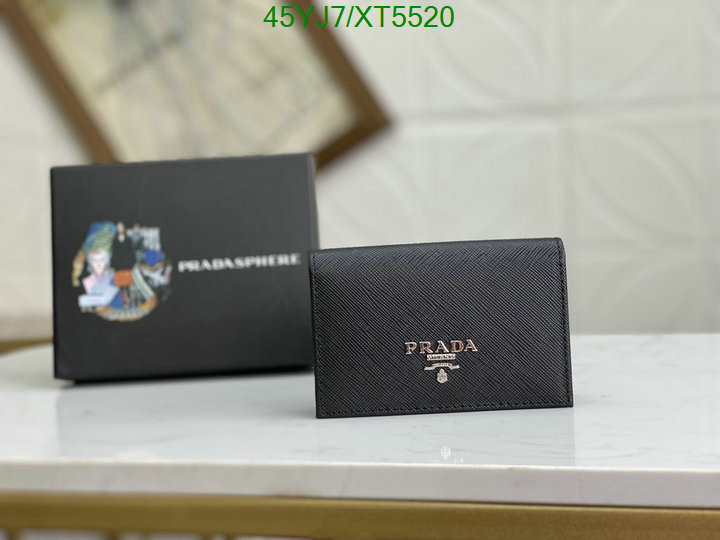 Prada-Wallet-4A Quality, Code: XT5520,$: 45USD