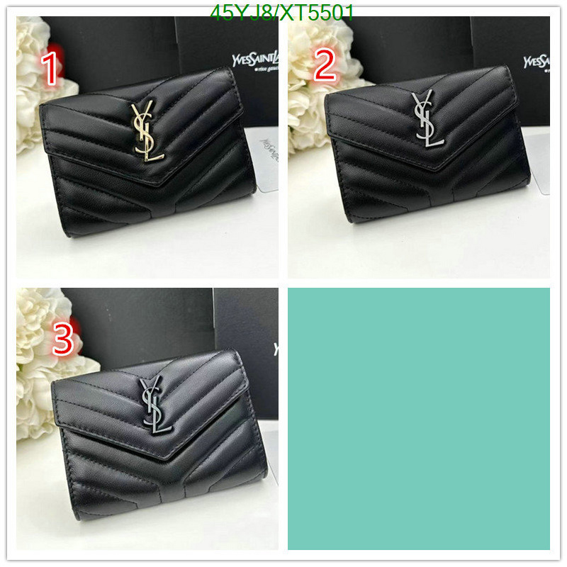 YSL-Wallet-4A Quality, Code: XT5501,$: 45USD