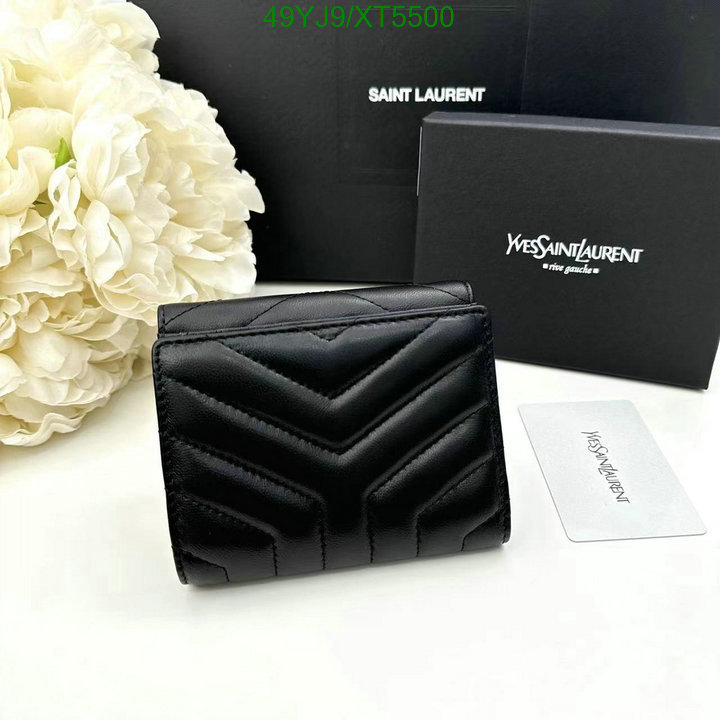 YSL-Wallet-4A Quality, Code: XT5500,$: 49USD