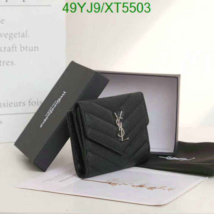 YSL-Wallet-4A Quality, Code: XT5503,$: 49USD