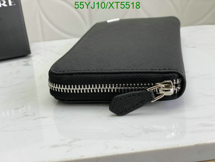 Prada-Wallet-4A Quality, Code: XT5518,$: 55USD