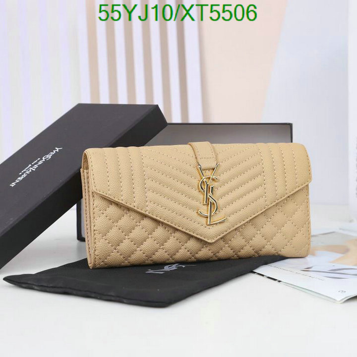 YSL-Wallet-4A Quality, Code: XT5506,$: 55USD