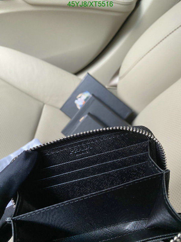 Prada-Wallet-4A Quality, Code: XT5516,$: 45USD