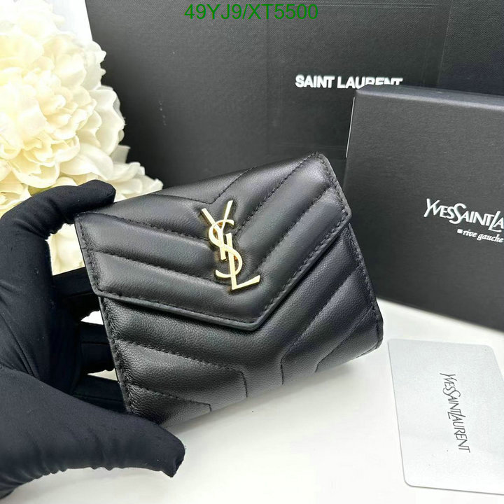 YSL-Wallet-4A Quality, Code: XT5500,$: 49USD