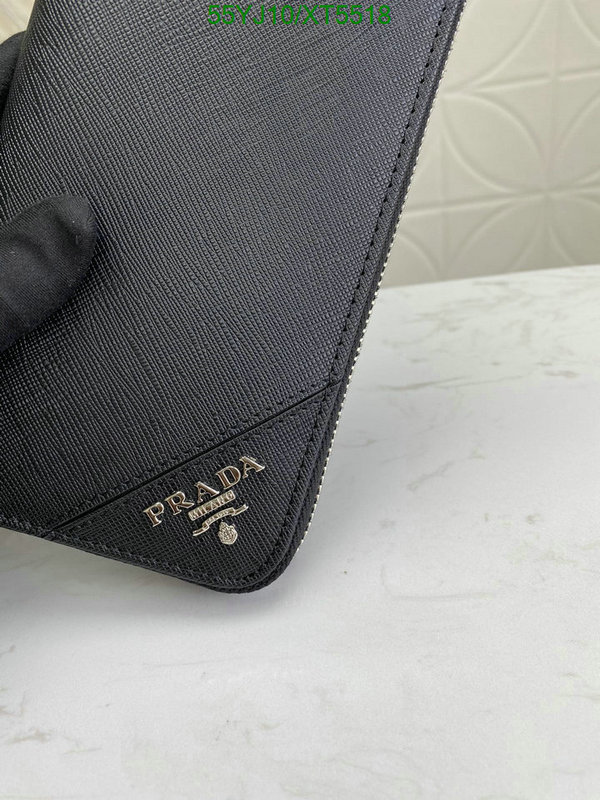 Prada-Wallet-4A Quality, Code: XT5518,$: 55USD